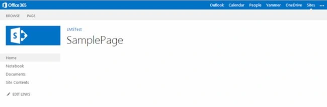 sample in sharepoint