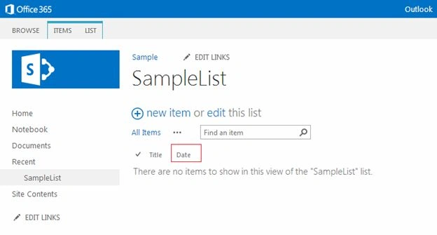 SampleList