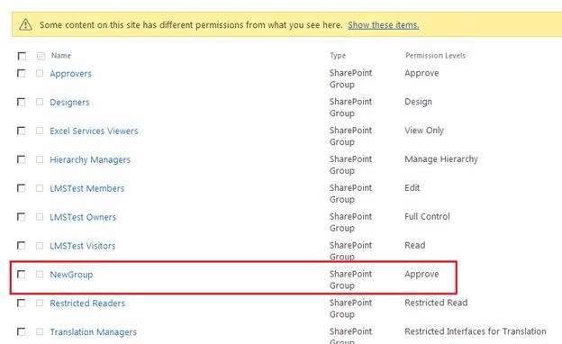 permission changed