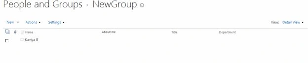 user added in your group