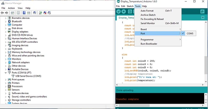 Code in the IDE