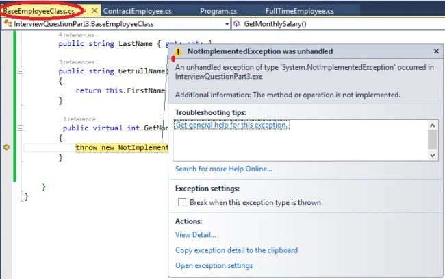 BaseEmployeeClass