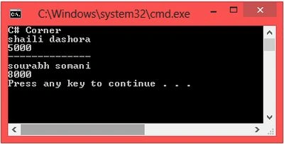 cmd output