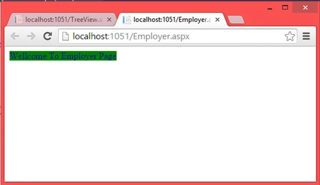 employee page