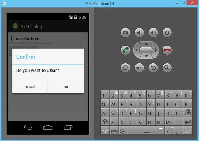 enter name in alertDialog in android