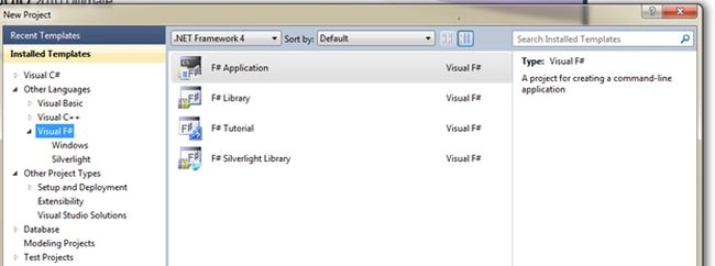 f sharp application