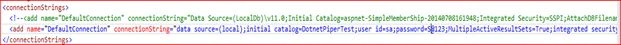 web config