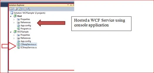 add WCF service library 