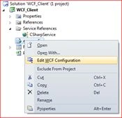 edit app.config file