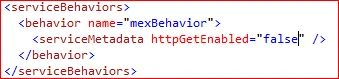 service metadata  false