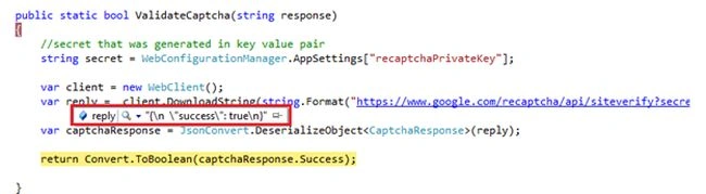 Create button