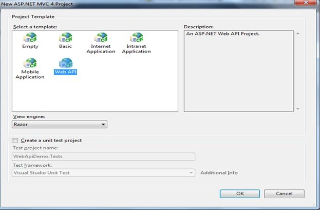 Web API option