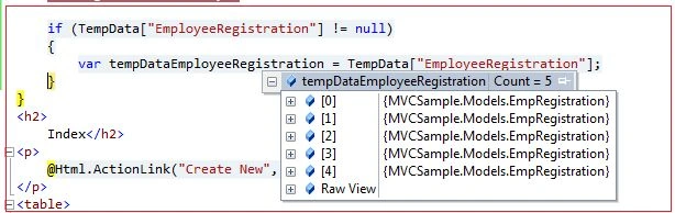 TempData