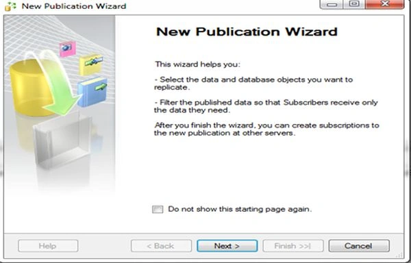 new publication tab