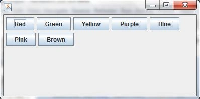 Flow Layout manager