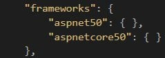 find two frameworks