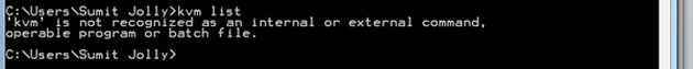 cmd output