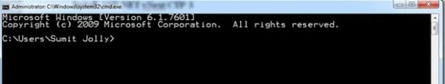 command prompt