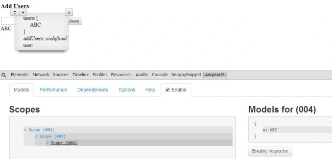 Enabling Inspector Button