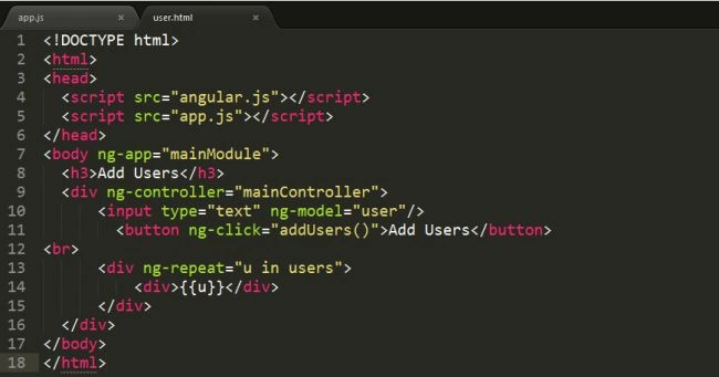 Html Page in Batarang