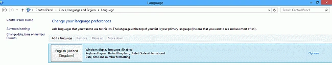 Click on Options