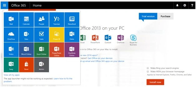 Office 365 tenant