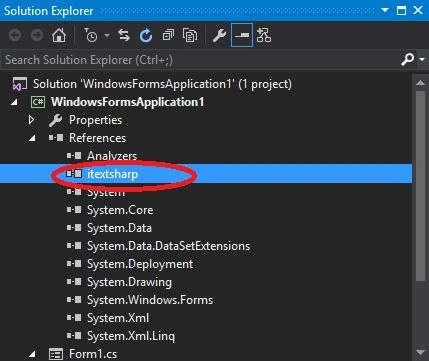 Solution Explorer