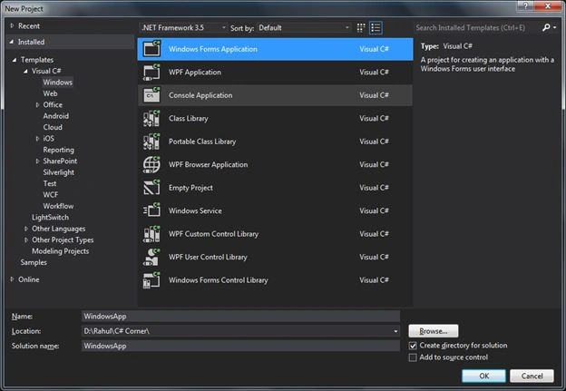 windows application