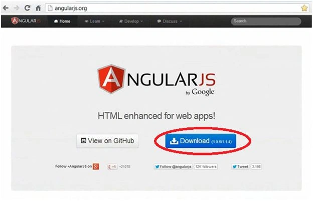 Download the Angular