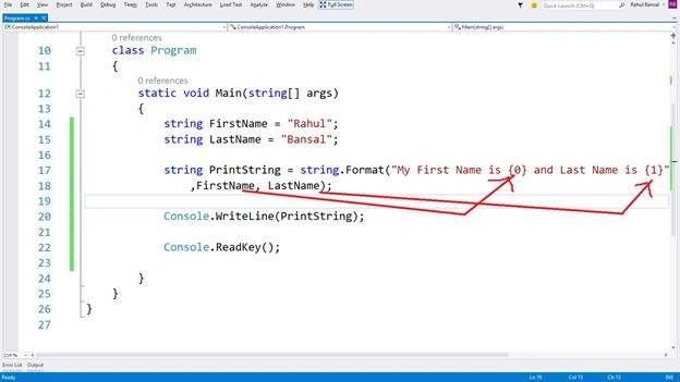 string Format