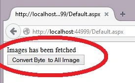 Click on the button