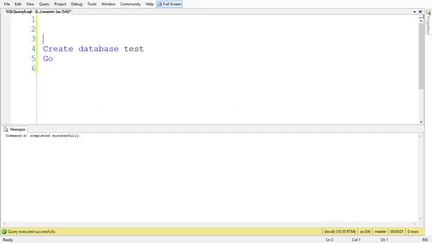 Create a Database
