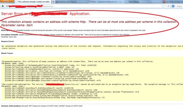 collection already contains an address