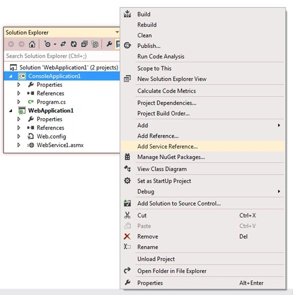 Web Service in Console Application8