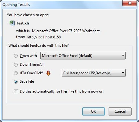 excel file