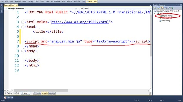adding the Angular.js