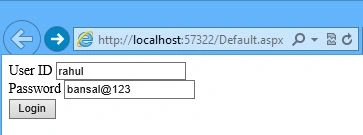 Default page