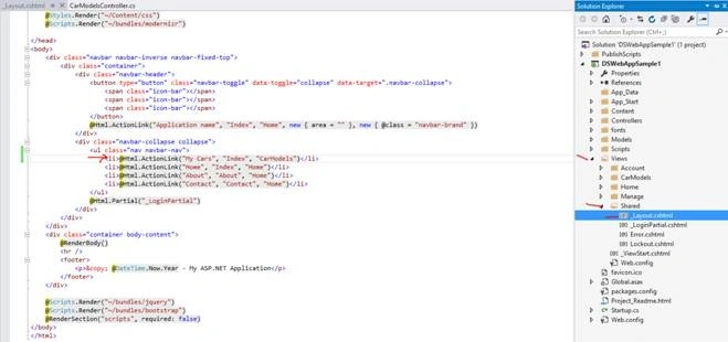 Navigate to Project