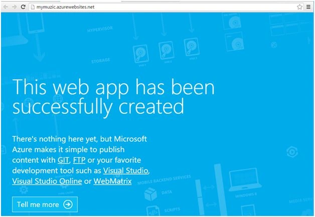 click on URL