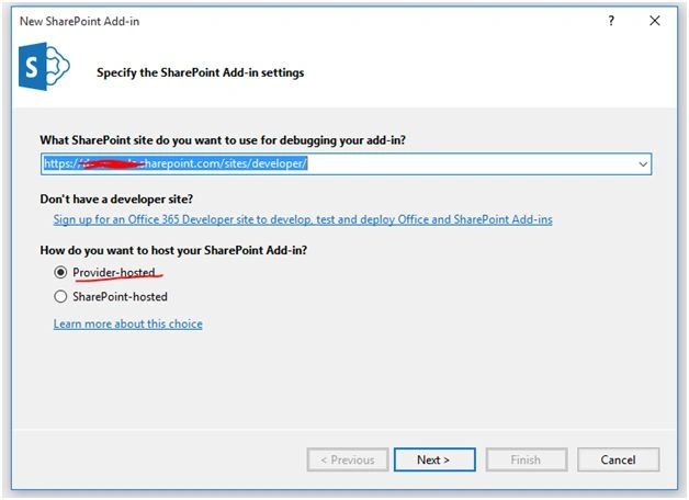 Provider-hosted