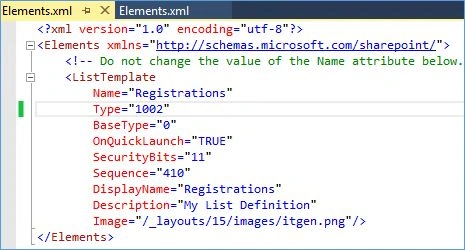 xml code