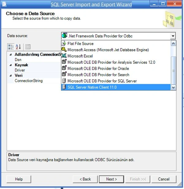 sql server native