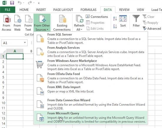 Microsoft Query