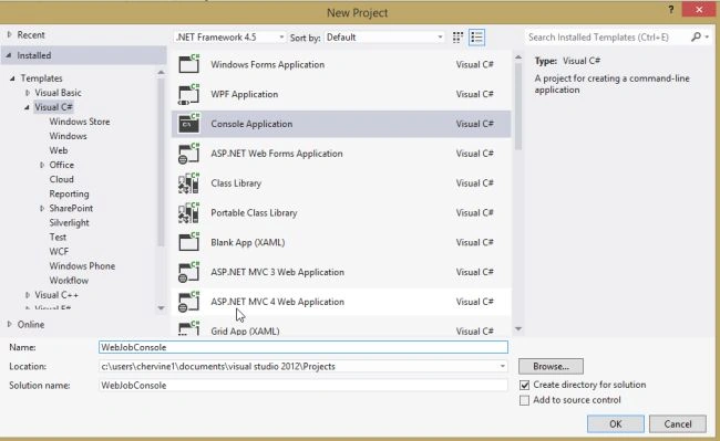 Console application