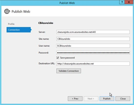 Publish web