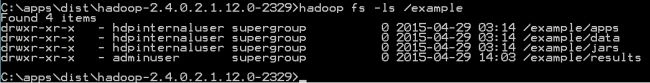 Browse to the Example folder