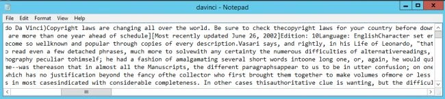 extract of an ebook