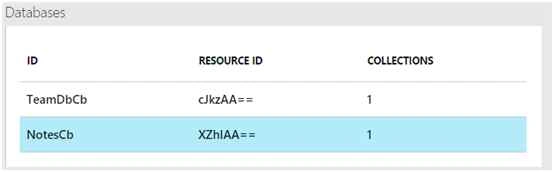 Create the Database