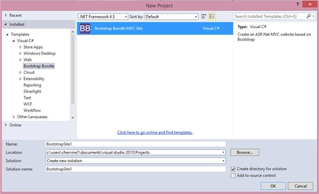 Bootstrap Bundle MVC Site