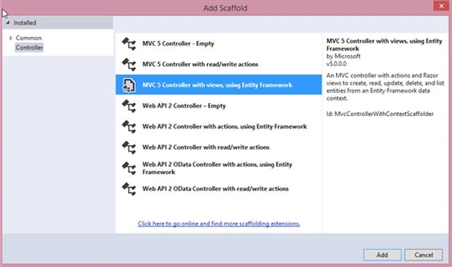 MVC 5 Controller
